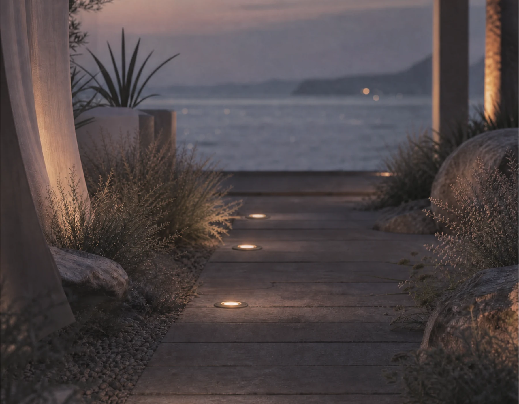 Brochure scene for ALW7925 LED In-ground Light